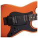 Charvel Pro Mod So Cal Style 1 FR EB, Satin Orange, Front Body Closeup