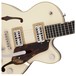 Gretsch G6659T Broadkaster Jr w/ Bigsby, 2-Tone Lotus Ivory - close up