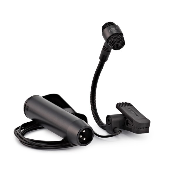 Shure PGA98H Cardioid Condenser Gooseneck Instrument Mic w/XLR Cable