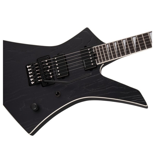 Jackson Pro Jeff Loomis Kelly, Black Ash, Front Closeup Angled Right
