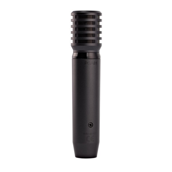 Shure PGA81 Cardioid Condenser Instrument Microphone with XLR Cable - Rear
