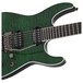 Jackson Pro SL2Q Soloist MAH, Trans Green, Front Angled Right Closeup