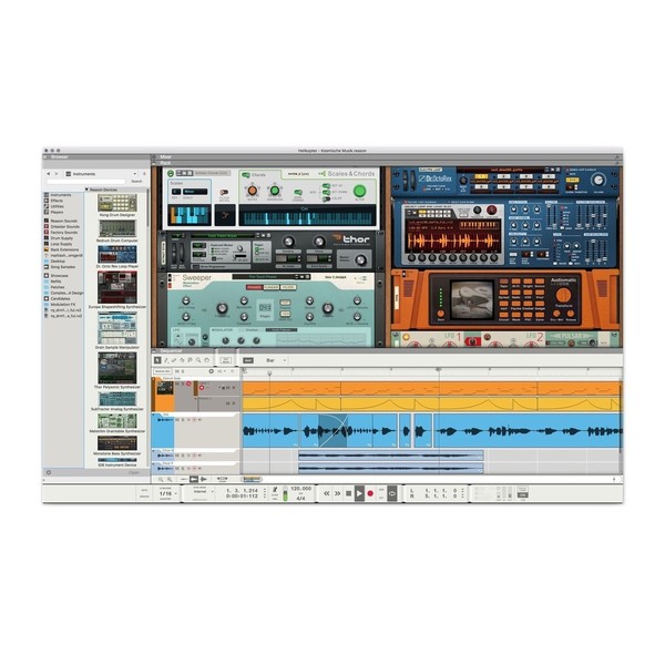 Reason 11 Music Software, Includes Reason Rack Plugin at Gear4music