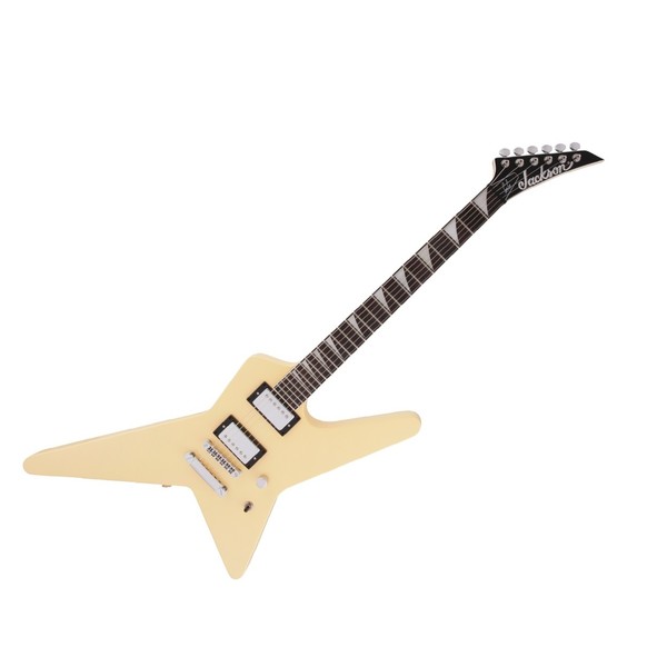 Jackson JS32T Gus G Star Signature, Ivory, Front Angled Right