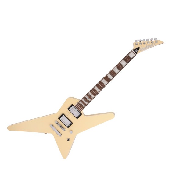 Jackson Pro Gus G Star Signature, Ivory, Front Angled Right