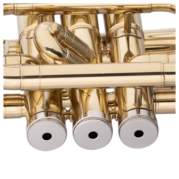 Stagg CR215S Bb Cornet, Lacquer, Valves caps
