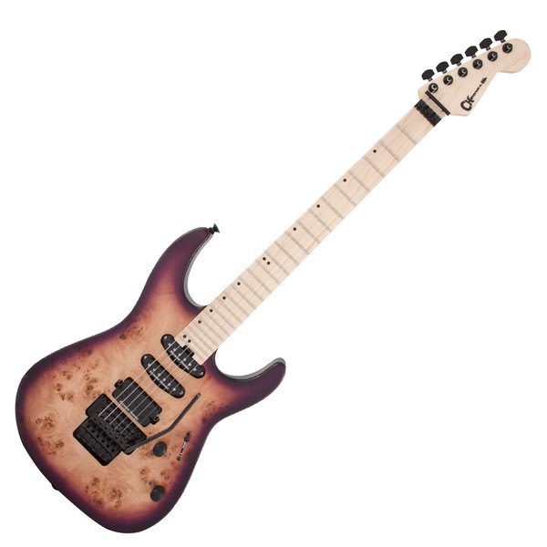 Charvel Pro Mod DK24P HSS FR, Purple Sunset - front