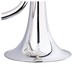 Levante by Stagg CR5201 Bb Cornet, Silver Plate, Bell
