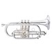 Levante by Stagg CR5201 Bb Cornet, Silver Plate