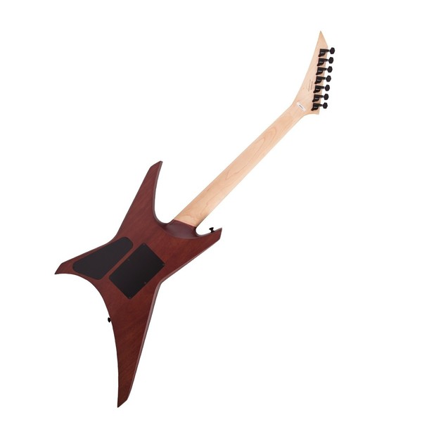 Jackson Pro Dave Davidson Warrior 7-String, Walnut Mahogany, Rear View