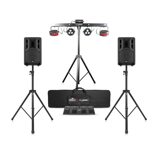 RCF ART 310-A MK4 Active Speaker Bundle with Chauvet DJ GigBAR 2