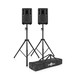 RCF ART 310-A MK4 Active Speakers Pair with Stands