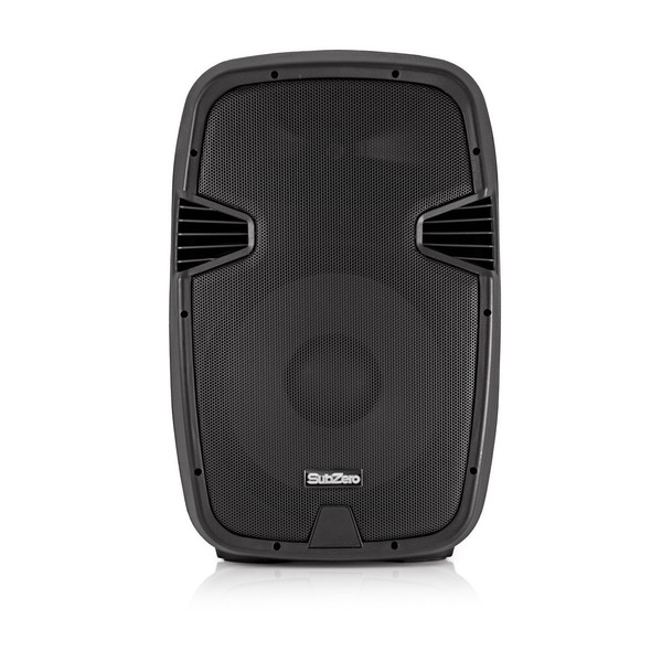 SubZero 600W 15" PA Speaker System with Digital Media Player, Single Front