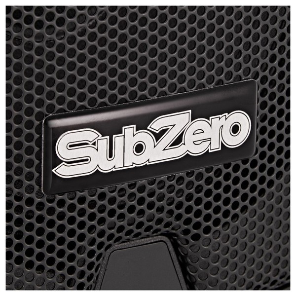 SubZero 600W 15" PA Speaker System with Digital Media Player, Logo Close Up