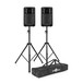 RCF ART 312-A MK4 Active Speaker Pair with Stands