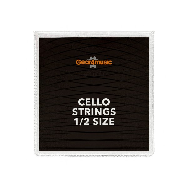 Cello String Set by Gear4music, 1/2 Size