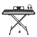 SDP-3 Stage Piano by Gear4music + Stand, Pedal and Headphones