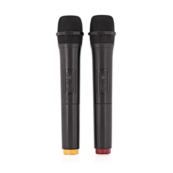 SubZero SZPA-P12 Portable PA with Bluetooth + Wireless Mics, Both Mics