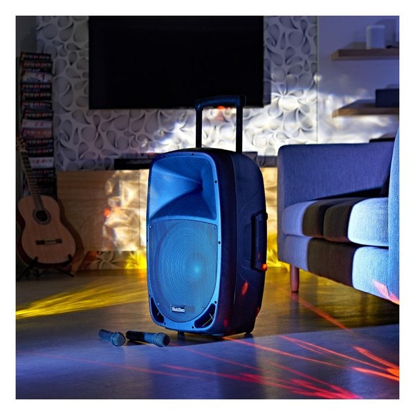 SubZero SZPA-P12 Portable PA with Bluetooth + Wireless Mics, Lifestyle