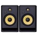 KRK ROKIT RP8 G4 Studio Monitors, Pair - Full Bundle