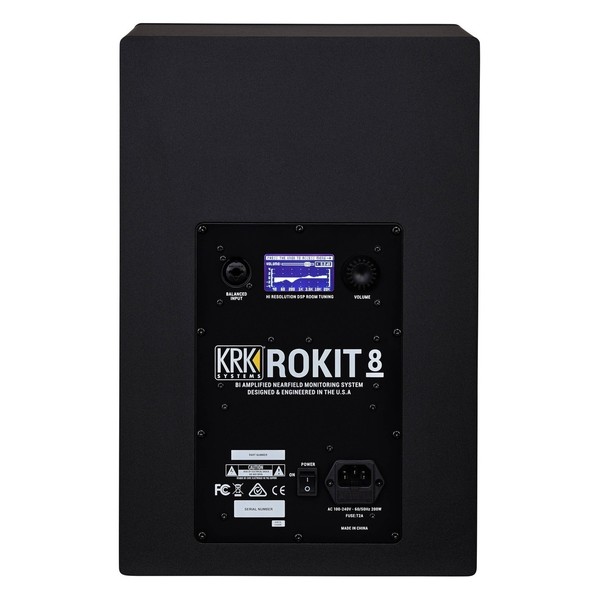 KRK ROKIT RP8 G4 Studio Monitors, Pair - Rear