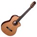 Faith Lyra Cutaway Electro Nylon String, Natural Gloss - Front View