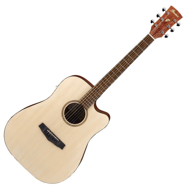 Ibanez PF10CE, Open Pore Natural - front