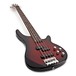 Chicago Bass Guitar by Gear4music, Trans Red Burst