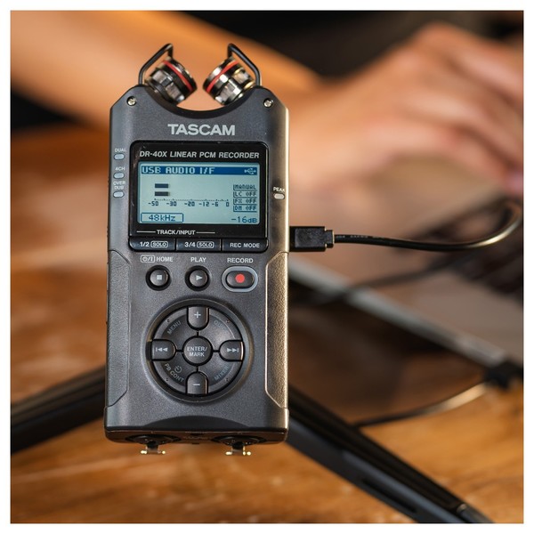Tascam DR-40 X cztery ścieżki Audio Recorder | Gear4music