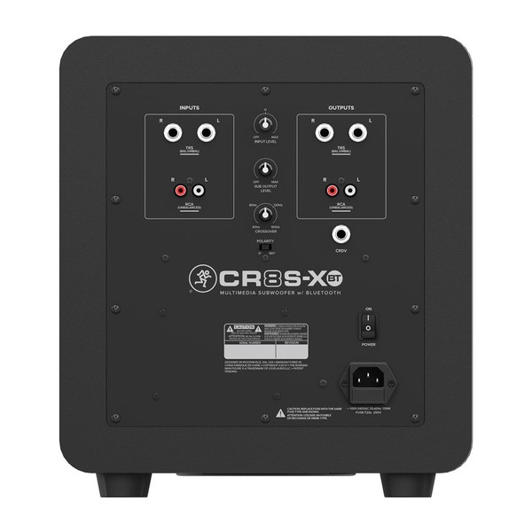 Mackie CR8S-XBT 8'' Monitor Subwoofer with Bluetooth at Gear4music