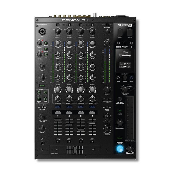Denon DJ X1850 Prime DJ Mixer - Top