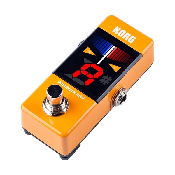 Korg Pitchblack Mini, Orange, Angled Right