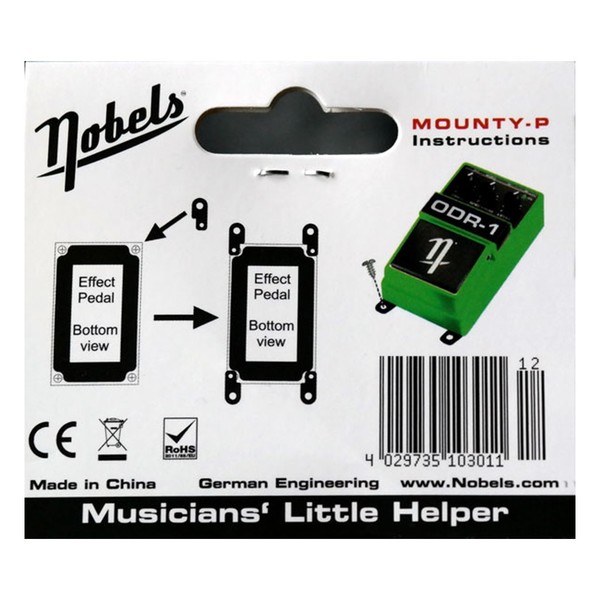 Nobels Mounty-P Set Mounting Plate Kit, Back