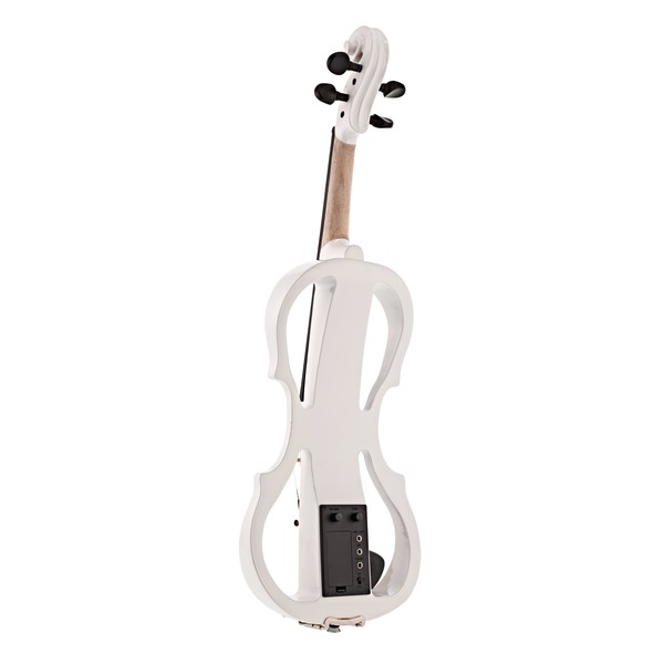 Stagg Shaped Electric Violin Outfit, White