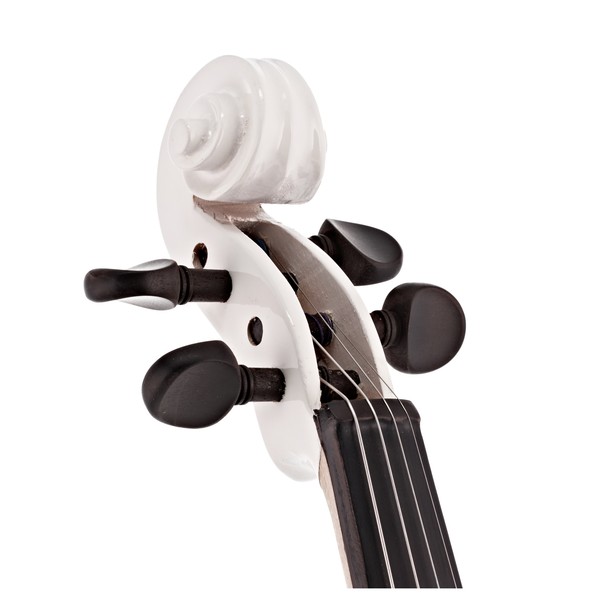 Stagg Shaped Electric Violin Outfit, White