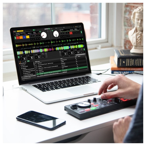 Numark DJ2GO 2 Touch Portable DJ Controller - Lifestyle