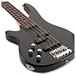 Chicago Left Handed Bass Guitar by Gear4music, Black
