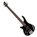 Chicago Left Handed Bass Guitar by Gear4music, Black