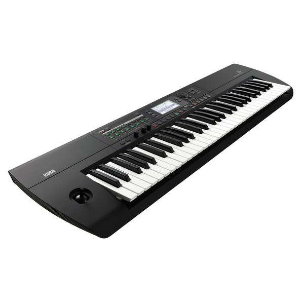 Korg I3 Portable Arranger Workstation Package, Black, Side