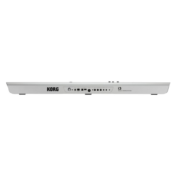 Korg I3 Portable Arranger Workstation Package, Silver, Back