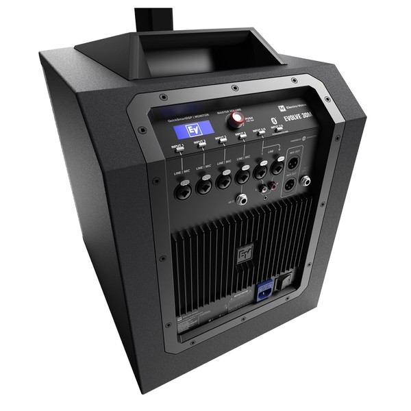 Electro-Voice Evolve 30M Column PA System, Sub Rear Angled