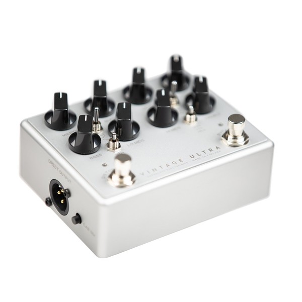 Darkglass Vintage Ultra V2 AUX Bass Preamp Pedal, Front Angled Right