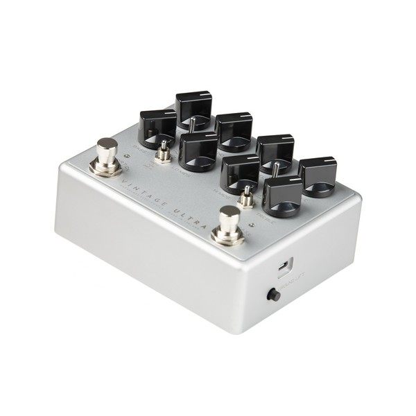 Darkglass Vintage Ultra V2 AUX Bass Preamp Pedal, Front Angled Right