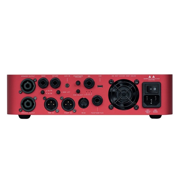 Darkglass Alpha Omega 900 Centurion Bass Head, Rear