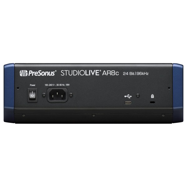 AR8c USB-C Mixer - Rear