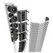 Electro-Voice Evolve 30M Column PA System, White, Close Up Array Component Exploded View