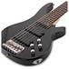 Chicago 6 String Bass Guitar by Gear4music, Black