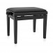 Adjustable Piano Stool by Gear4music, Polished Ebony