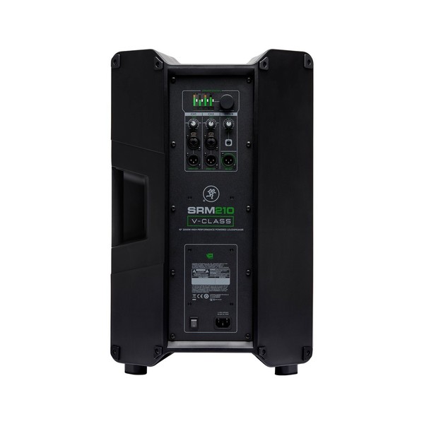 Mackie SRM210 V-Class 10'' Active PA Speaker, Rear