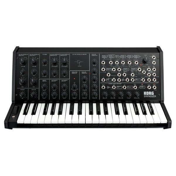 Korg MS-20, Black - Front